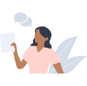 illustration of woman holding document showing other benefits