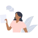 illustration of character holding document showing other benefits.