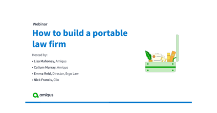 How to build a portable law firm