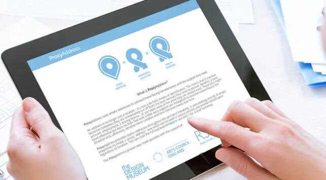 A tablet device using ProxyAddress