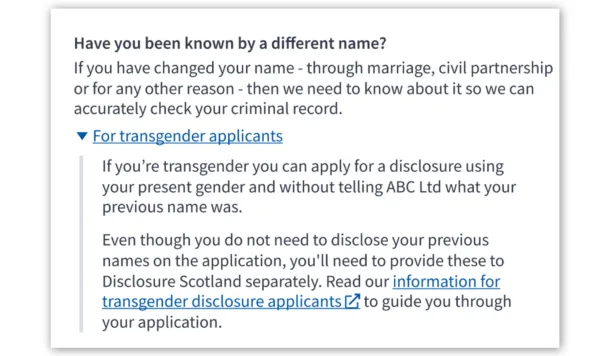 Have you been known by a different name?