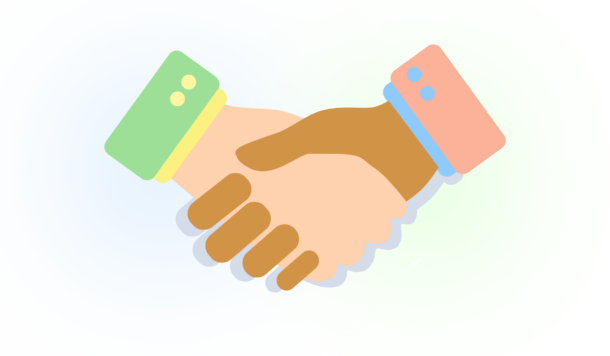 illustration of handshake