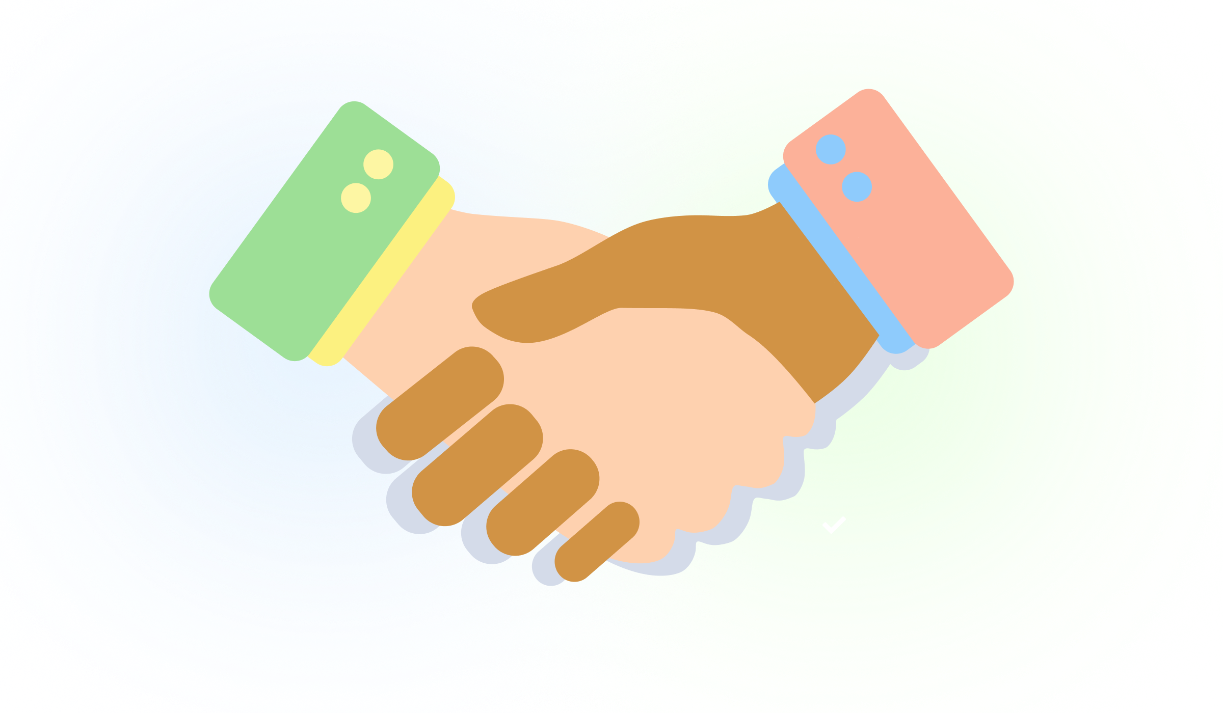 illustration of handshake