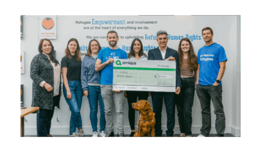 Amiqus Hits Fundraising Milestone: Donates £35k to the Scottish Refugee Council