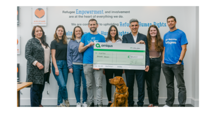 Amiqus Hits Fundraising Milestone: Donates £35k to the Scottish Refugee Council