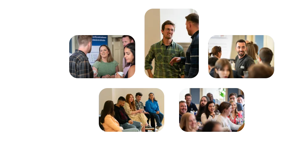 collage of images of Amiqus employees