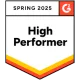 g2 badge - high performer