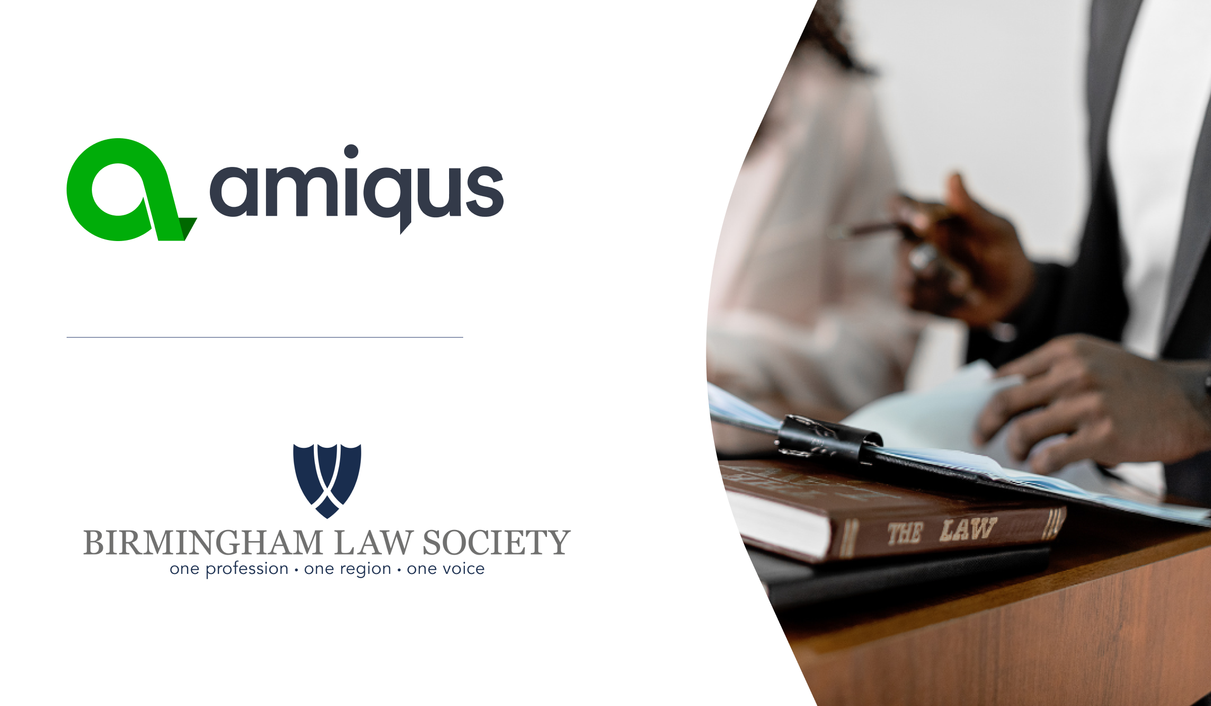 Amiqus partners with Birmingham Law Society to support member firms with faster, secure onboarding