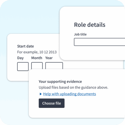 Automated Employment Referencing screenshots