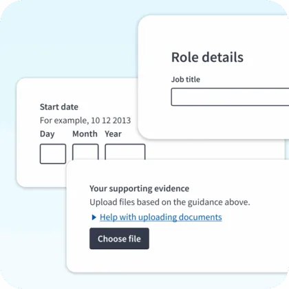 Automated Employment Referencing screenshots