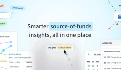 Smarter source of funds insights, all in one place